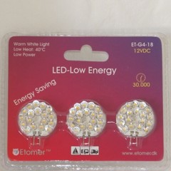 ETOMER LED Pære, 12V/1W